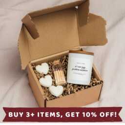 Retirement Candle Gift Set Gifts For Women Men Card Hamper W - thumbnail 2