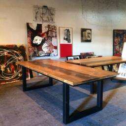 Modern Solid Wood Conference Table. Handmade in Los Angeles - thumbnail 3