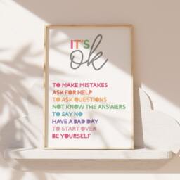 6 Brothers Sister Prints, Playroom Wall Art, Positive Affirmations, Motivational, Educational, Inspirational, Girls Bedroom, Boys Bedroom - thumbnail 2