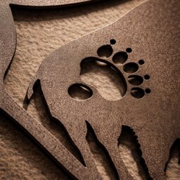 Buffalo Indian Pottery Wall Art - thumbnail 4