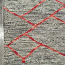 Nordic Runner Kilim Rug, Modern Artisan Scandinavian Afghan Turkish Abstract Art Wool Rug 192x69 cm - thumbnail 4