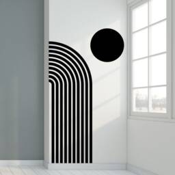 Sale Boho Arch Wall Decals Living Room Decor - thumbnail 3