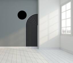 Sale Boho Arch Wall Decals Living Room Decor - thumbnail 1