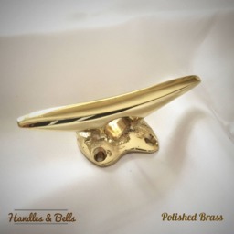 Cast Brass Boat Cleat Wall Hooks/Nautical Coastal Decor /Boat House Hanger /Jewelry Hook /Hook For Kids Dresser Pull Curtain Tieback - thumbnail 3