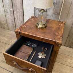 English Handmade Luxury Hand Dyed Drawer Chest - Bedroom Furniture Bespoke Bedside Table - thumbnail 2