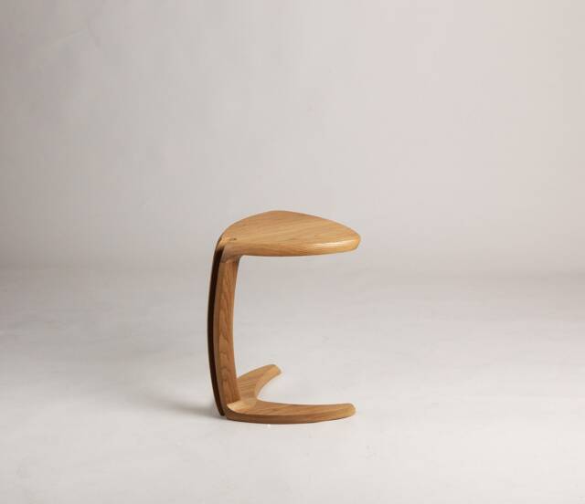 Fleure Side Table, Sculptural Delight, Carved & Shaped By Hand - image 1