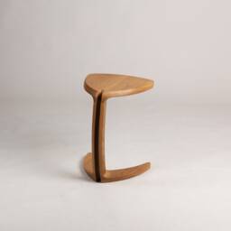 Fleure Side Table, Sculptural Delight, Carved & Shaped By Hand - thumbnail 3