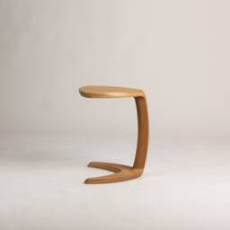 Fleure Side Table, Sculptural Delight, Carved & Shaped By Hand - thumbnail 2
