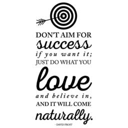 Inspirational Quote Wall Decal - David Frost, Motivational Decor - thumbnail 3