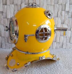 Scuba 18 Inch Diving Helmet in Iron & Aluminium - thumbnail 1
