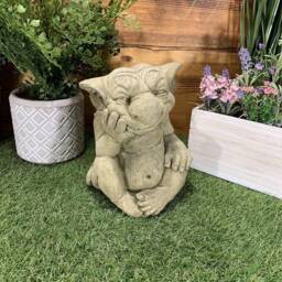 stone Garden Gothic Gargoyle Gremlin Devil Dragon Detailed Ornament - thumbnail 2