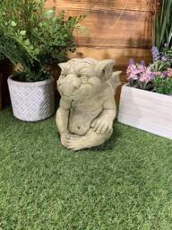 stone Garden Gothic Gargoyle Gremlin Devil Dragon Detailed Ornament - thumbnail 1