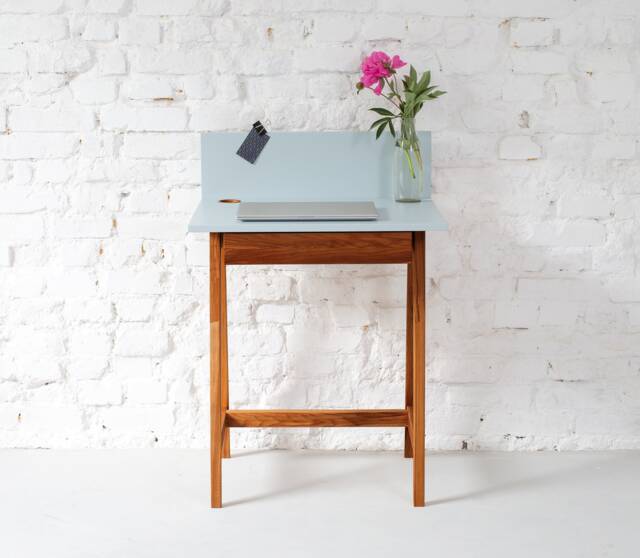 Small Writing Desk With Drawer 65cm - Various Colors Luka - image 1