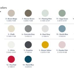 Small Writing Desk With Drawer 65cm - Various Colors Luka - thumbnail 4