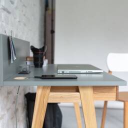 Small Writing Desk With Drawer 65cm - Various Colors Luka - thumbnail 3