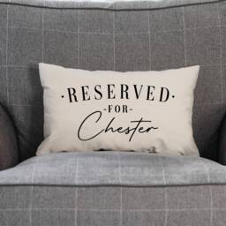 Personalized Dog Pillow Case Reserved For Your Pet, Cotton Canvas Cushion Cover - thumbnail 3
