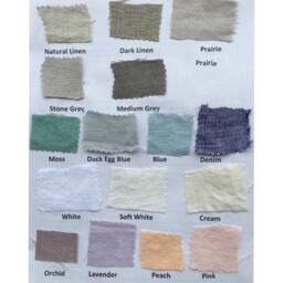 A Pair Of Linen Curtains With Ruffles On The Leading Edges, Nursery Curtains, Fully Lined, Ruffle Curtains, Extra Long - thumbnail 4