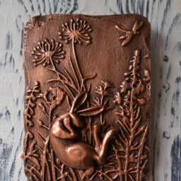 Handmade Dormouse Wall Plaque Copper, Pewter, Bronze, Brass - thumbnail 3