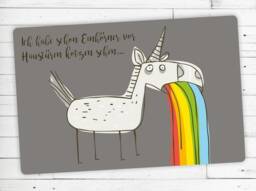 "Dirt Sparrow?? Doormat - Assigner Motif ""Unicorn"