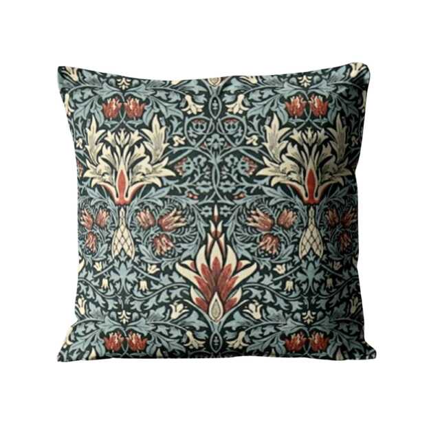 William Morris, Snakeshead, Arts & Crafts, Linen Union Cushion Cover, Throw Pillow Home Decor - image 1