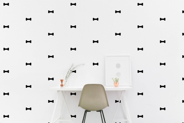 Dog Bone Wall Decal Bone Kids Room Marine Wall Sticker Bedroom Pattern Wallpaper Vinyl Decals Nursery Stickers Home Decor - image 1