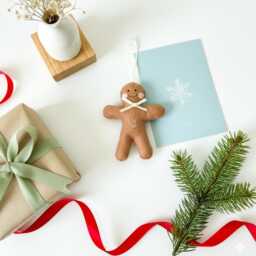 Handmade Gingerbread Christmas Ornaments, Ornaments Felt, Felt Ornament, Tree Decoration - thumbnail 3