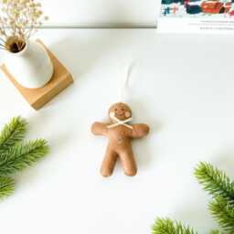 Handmade Gingerbread Christmas Ornaments, Ornaments Felt, Felt Ornament, Tree Decoration - thumbnail 2