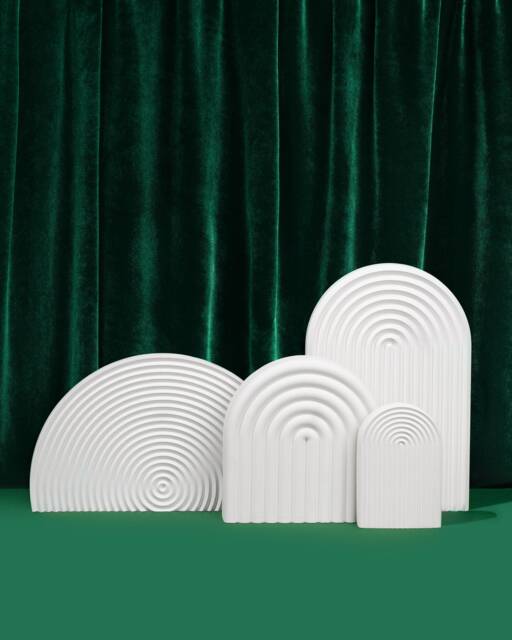 Minimalist Arch Photography Props Geometric Window Pedestals For Jewelry & Content Creation - image 1