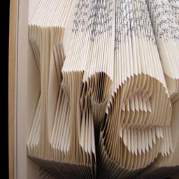 Irene 5 Letter Names Folded-Book Art Sculpture - thumbnail 4