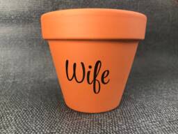Wife Plant Pot Unique Gardener Gift - thumbnail 1