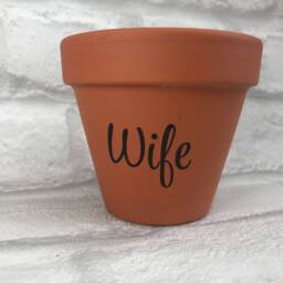 Wife Plant Pot Unique Gardener Gift - thumbnail 3