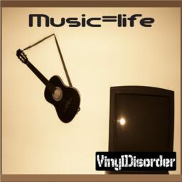 Music=Life - Vinyl Wall Decal Quotes Sticker Musicroomquotes14Et - thumbnail 1
