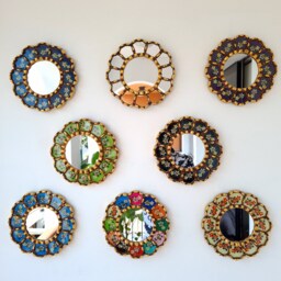 "Peruvian Mirrors ""Honeycomb Collection 20cm" - thumbnail 2