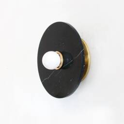 Minimalist Black Veined Marble Sconce Light Wall Vanity Fixture Kitchen - thumbnail 2