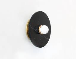 Minimalist Black Veined Marble Sconce Light Wall Vanity Fixture Kitchen - thumbnail 1