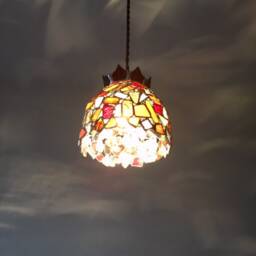 Pendant Light Jewel Night Red Gradation Glass Bayview - thumbnail 3