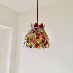 Pendant Light Jewel Night Red Gradation Glass Bayview - thumbnail 2