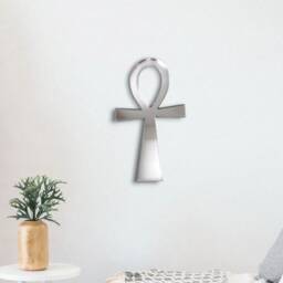 Ankh Acrylic Mirror Wall Art Key Of Life, Personalized Engraving - thumbnail 3