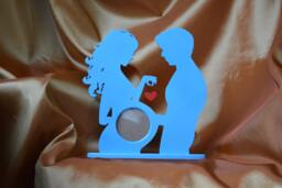 Ultrasound Frame Sonogram Wood Picture Baby Shower First Photo Pregnancy Ideas Personalized - thumbnail 1