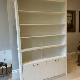 Handcrafted Bookcase Library With Storage, Farrow & Ball Finish - thumbnail 2