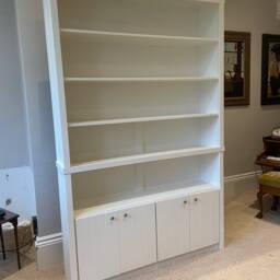 Handcrafted Bookcase Library With Storage, Farrow & Ball Finish - thumbnail 3