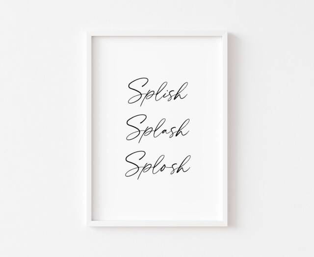 Bathroom Wall Art - Prints Print Decor Home Funny Toilet - image 1