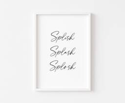 Bathroom Wall Art - Prints Print Decor Home Funny Toilet - thumbnail 1