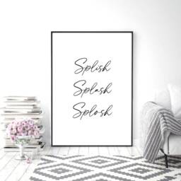 Bathroom Wall Art - Prints Print Decor Home Funny Toilet - thumbnail 2