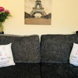 Personalised Mother's Day Gift, Mothers Cushion, Custom Gift For Mum, Keepsake, Present, Throw Pillow, Floral - thumbnail 3