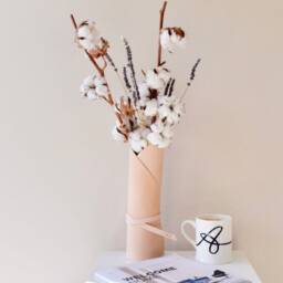 Leather Vase Cover - thumbnail 3