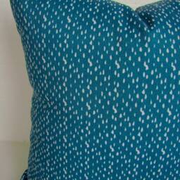 Sale Teal Outdoor Pillows Pillow Covers Blue Pillows Stripe 16 18x18 20 Green Gray Striped Clearance - thumbnail 4