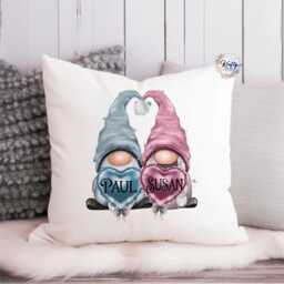 Personalised Gonk Cushion, Stocking Filler, Gifts For Her, Christmas Gifts, Couple Gonk, Gift Him, Mum, Nan, Cushions - thumbnail 1