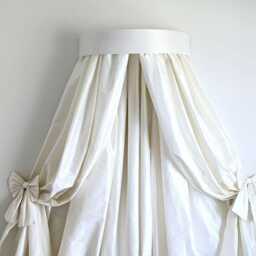 Faux Dupioni Crown Canopy - thumbnail 2