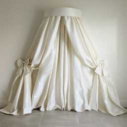 Faux Dupioni Crown Canopy - thumbnail 3